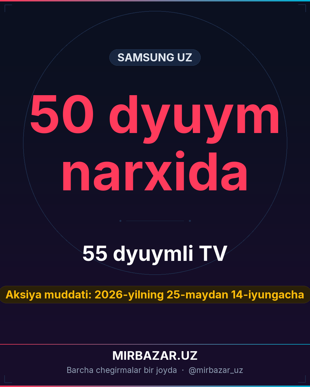 55 dyuymli TV